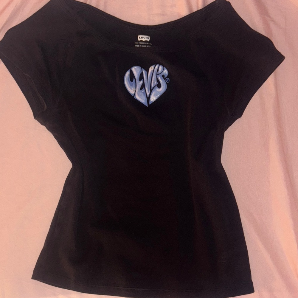 Levi's Black Short Sleeve Women's Tee